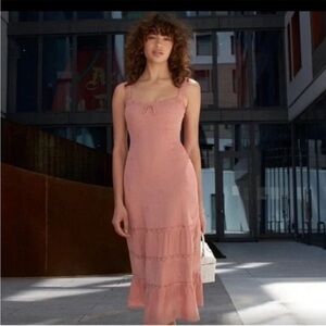 Reformation Blush Midi Dress